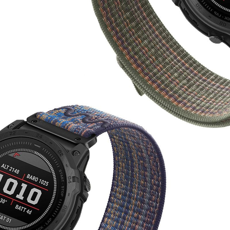 Multi-Color Loopback Nylon Quick Release Strap for Garmin