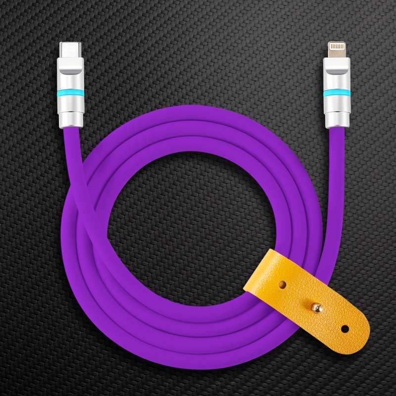 "Neon Chubby" Fast Charge Cable With Smart Light