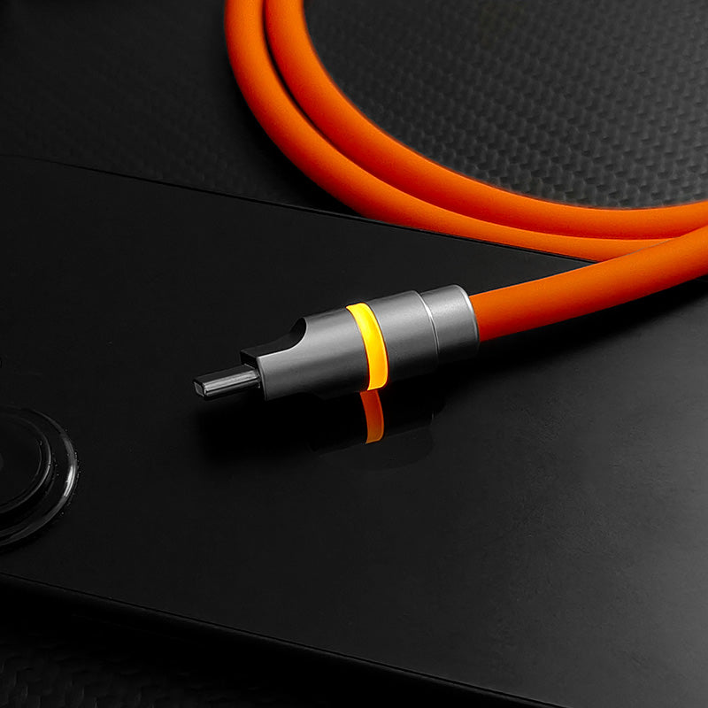 "Neon Chubby" Fast Charge Cable With Smart Light