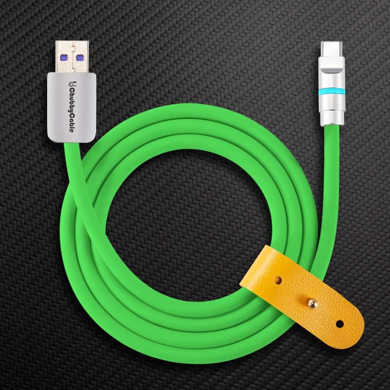 "Neon Chubby" Fast Charge Cable With Smart Light