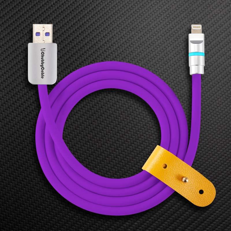 "Neon Chubby" Fast Charge Cable With Smart Light
