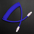 "Neon Chubby" Neon Glow Fast Charge Spring Cable with Gradient Illumination