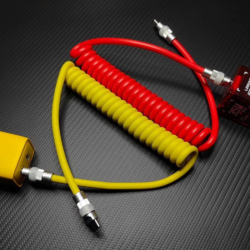 "Neon Chubby" Neon Glow Fast Charge Spring Cable with Gradient Illumination