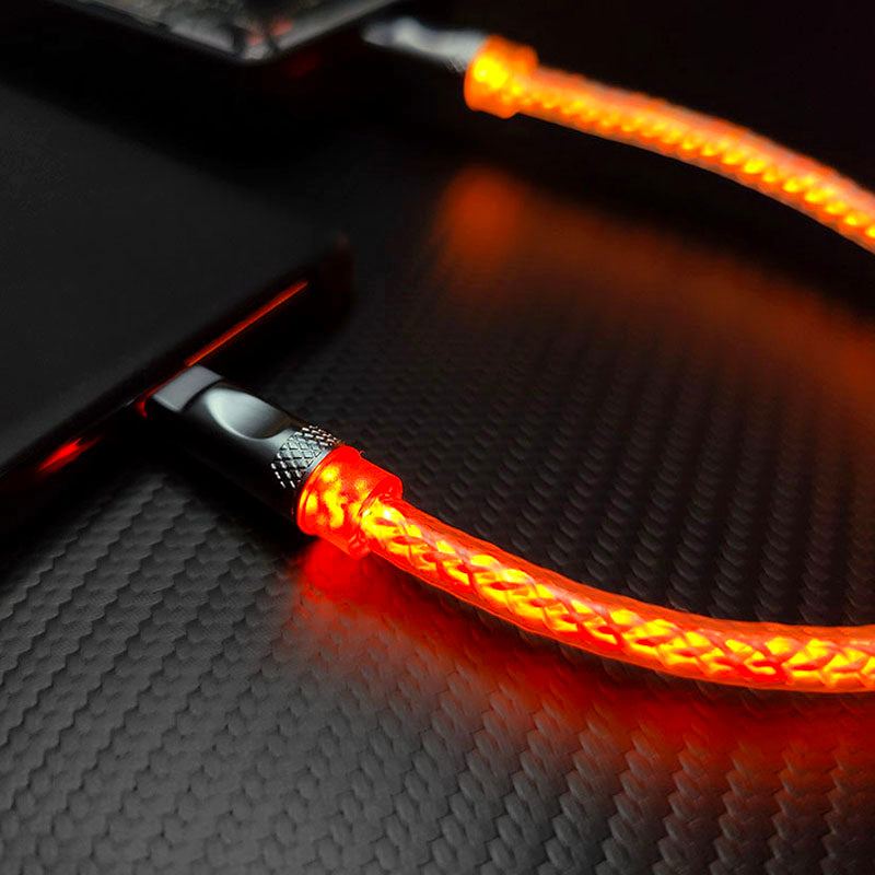 "Neon Chubby" Power Bank Friendly Color-Changing Luminous Cable