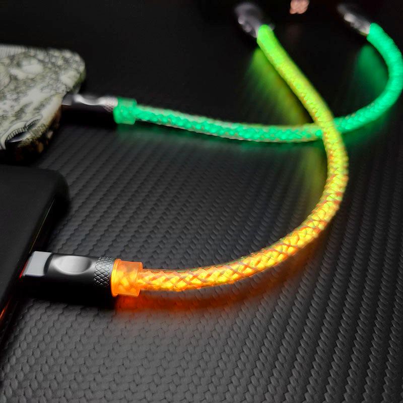 "Neon Chubby" Power Bank Friendly Color-Changing Luminous Cable