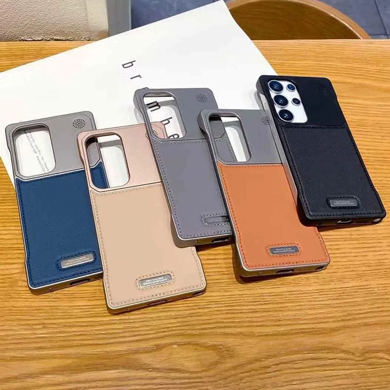 PC Imitation Leather Frameless Aromatherapy Mobile Phone Case For Samsung