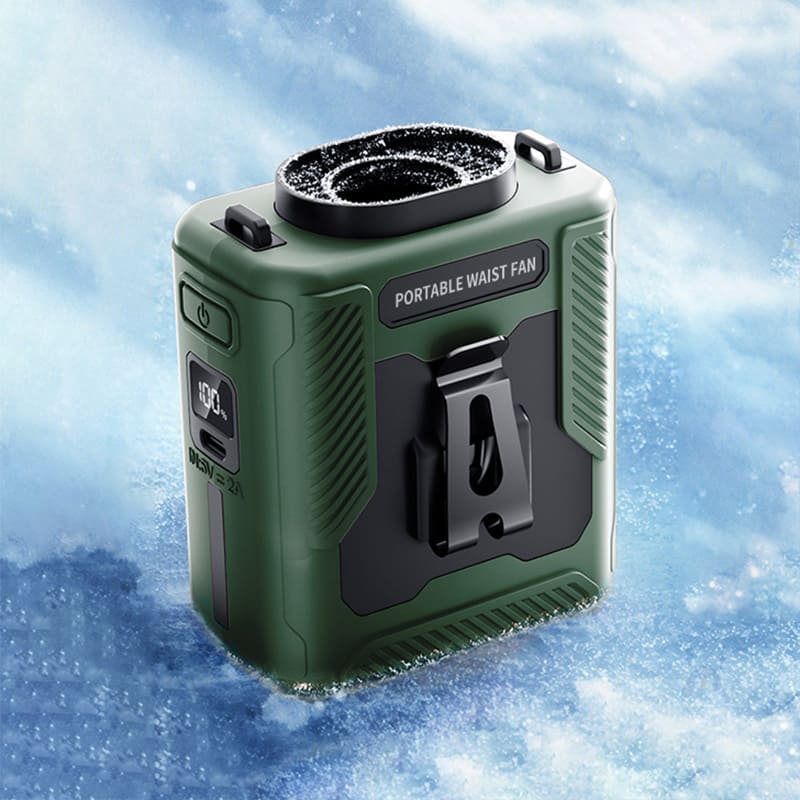 Portable Waist Clip Fan - Rechargeable Outdoor Cooler