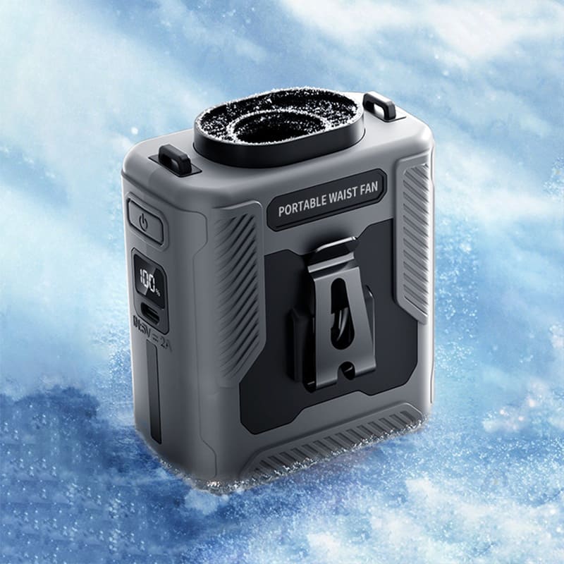 Portable Waist Clip Fan - Rechargeable Outdoor Cooler