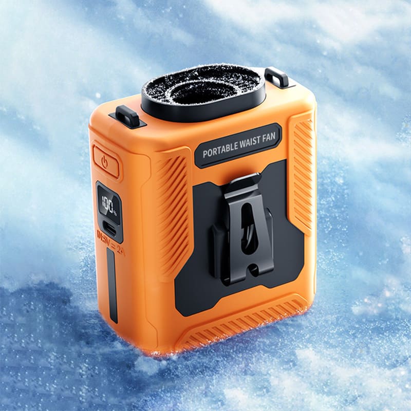 Portable Waist Clip Fan - Rechargeable Outdoor Cooler