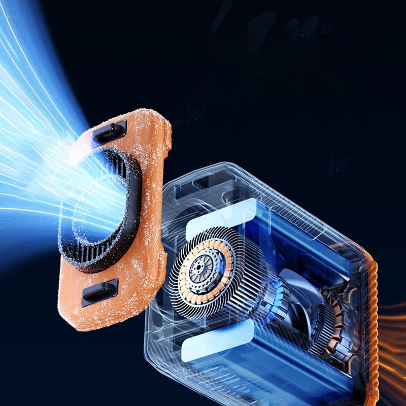 Portable Waist Clip Fan - Rechargeable Outdoor Cooler