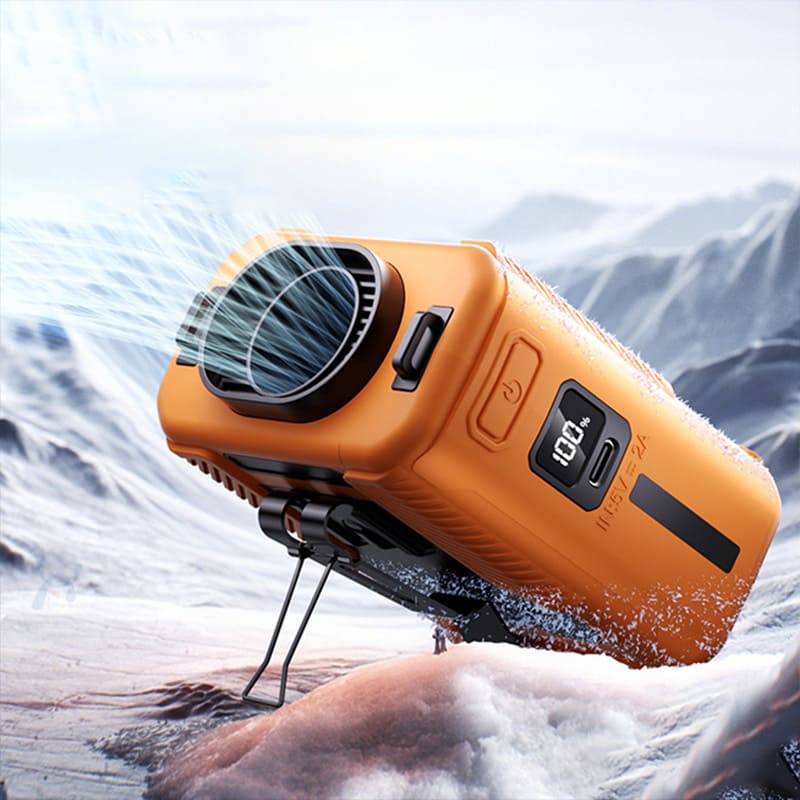 Portable Waist Clip Fan - Rechargeable Outdoor Cooler