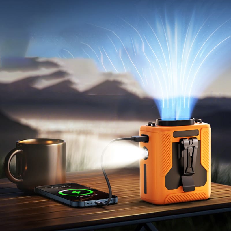 Portable Waist Clip Fan - Rechargeable Outdoor Cooler