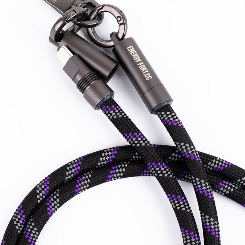 "PoshBraid"240W Lanyard Braided Fast Charging Cable