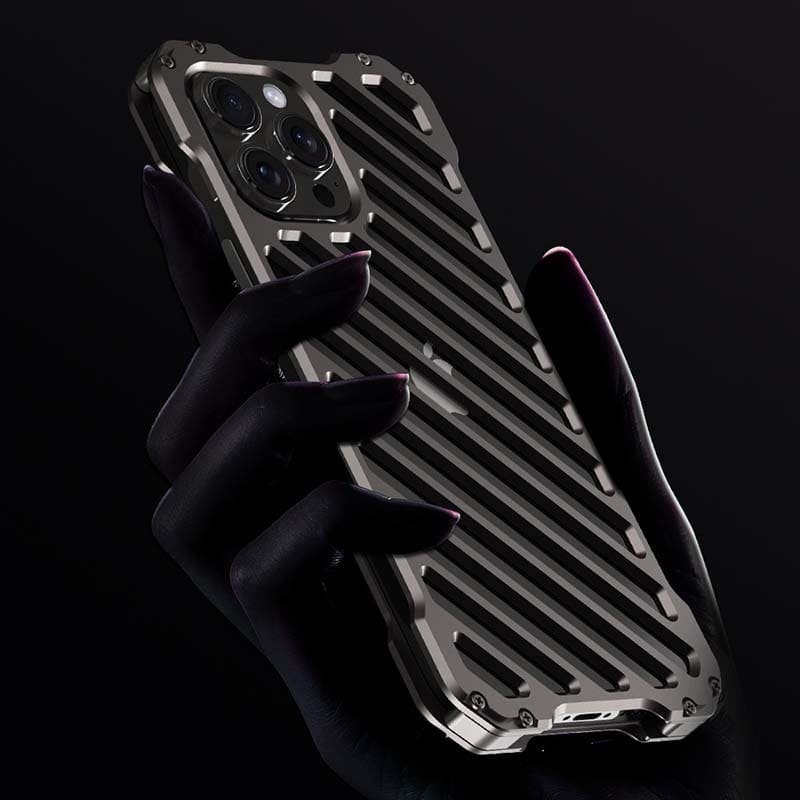 Premium Ventilated Case with Stripe Cooling System For iPhone