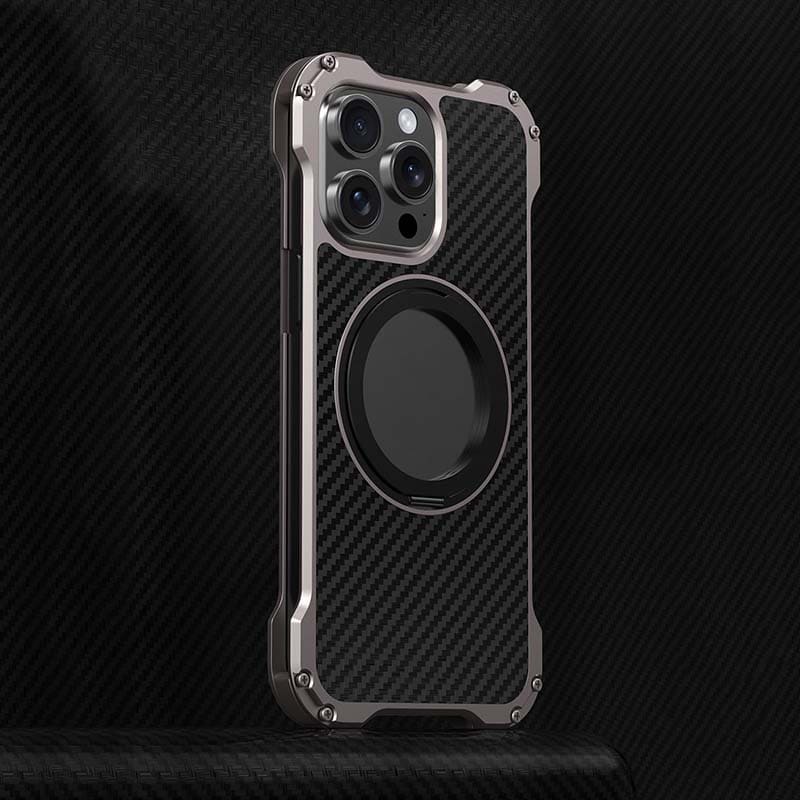 R-JUST Carbon Fiber Magnetic Rotating Case