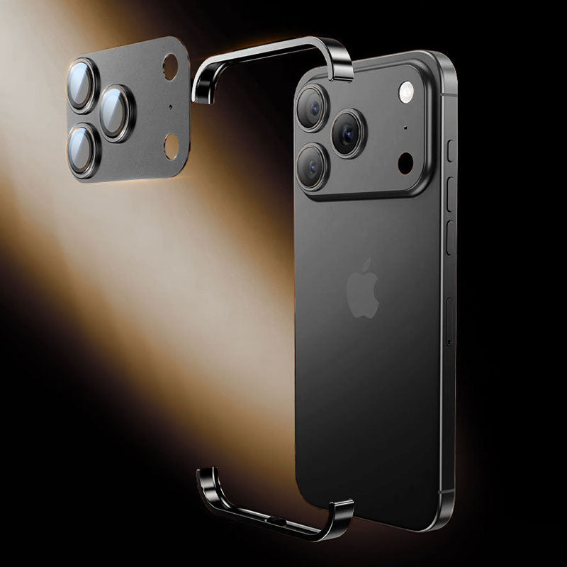 Real Bare Metal Feel - Corner Protection Frame & All-Inclusive Lens Film