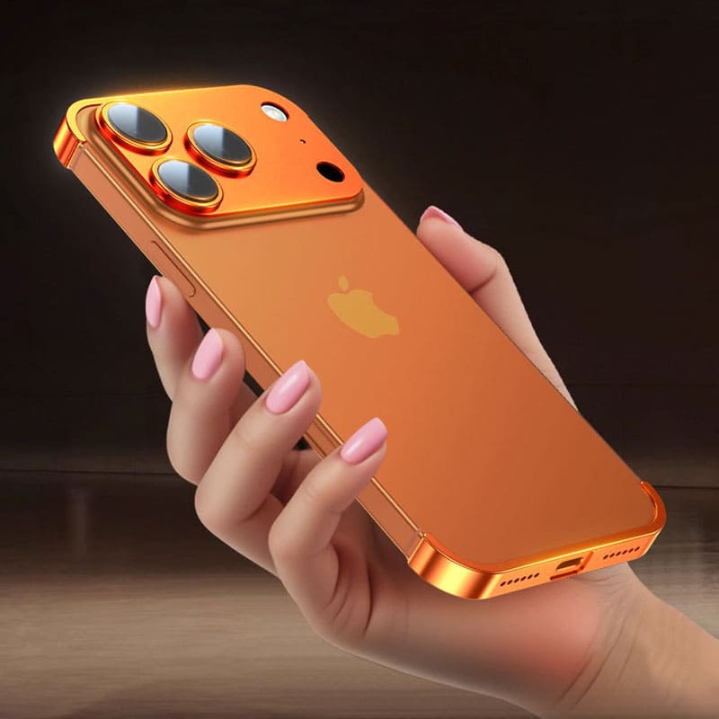 Real Bare Metal Feel - Corner Protection Frame & All-Inclusive Lens Film For iPhone 17
