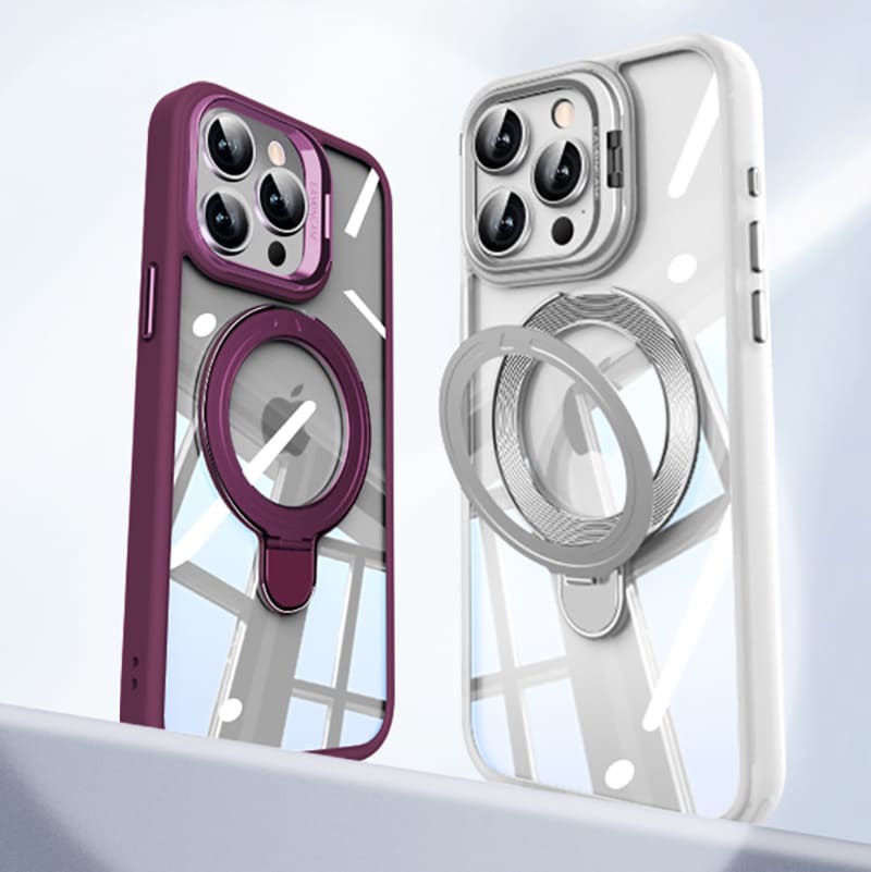 Rugged MagSafe Case with Dual Stand For iPhone