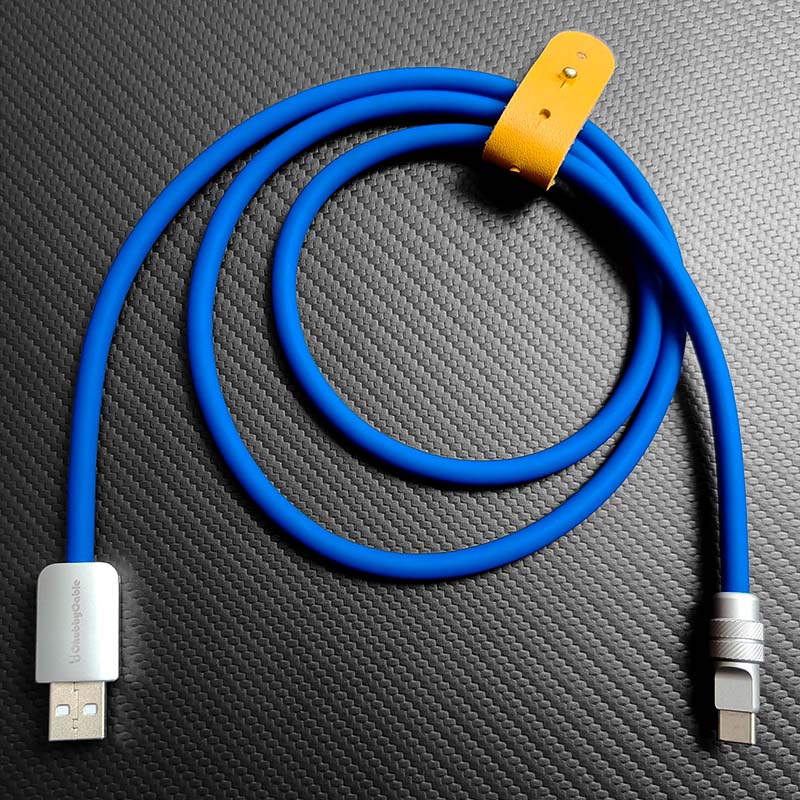 "SPIRAL EXTURE" 240W Metal Connect Fast Charging Cable