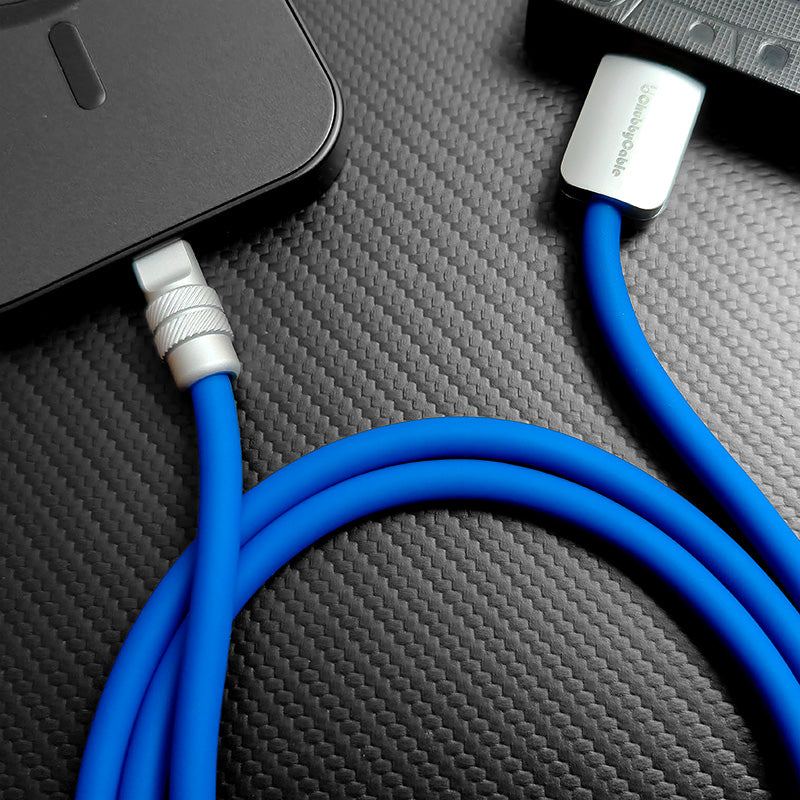 "SPIRAL EXTURE" 240W Metal Connect Fast Charging Cable