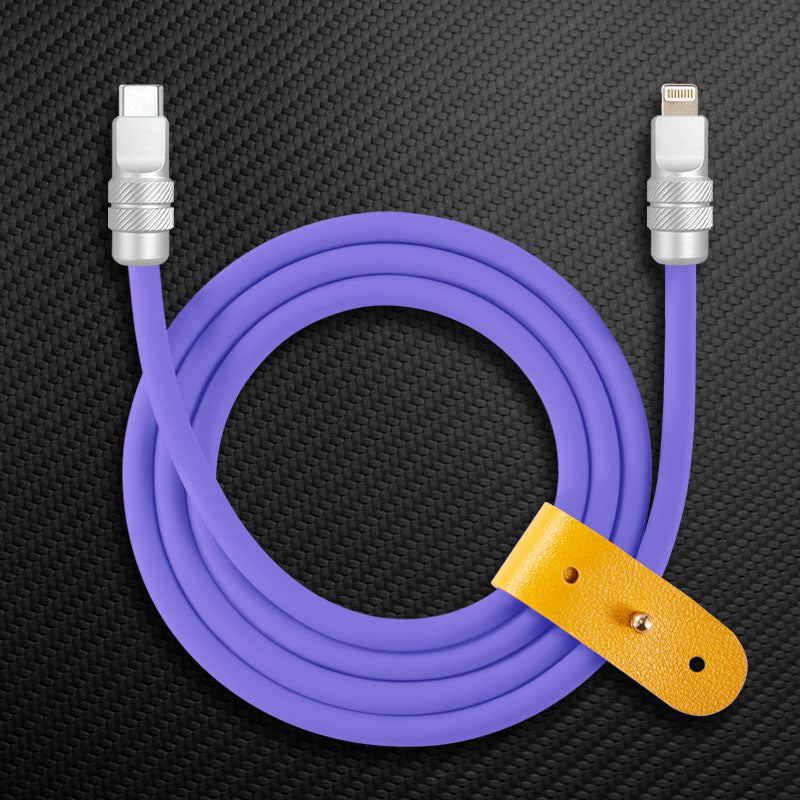 "SPIRAL EXTURE" 240W Metal Connect Fast Charging Cable