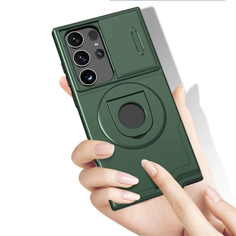 Samsung Military Grade Shockproof Case with Ring Kickstand