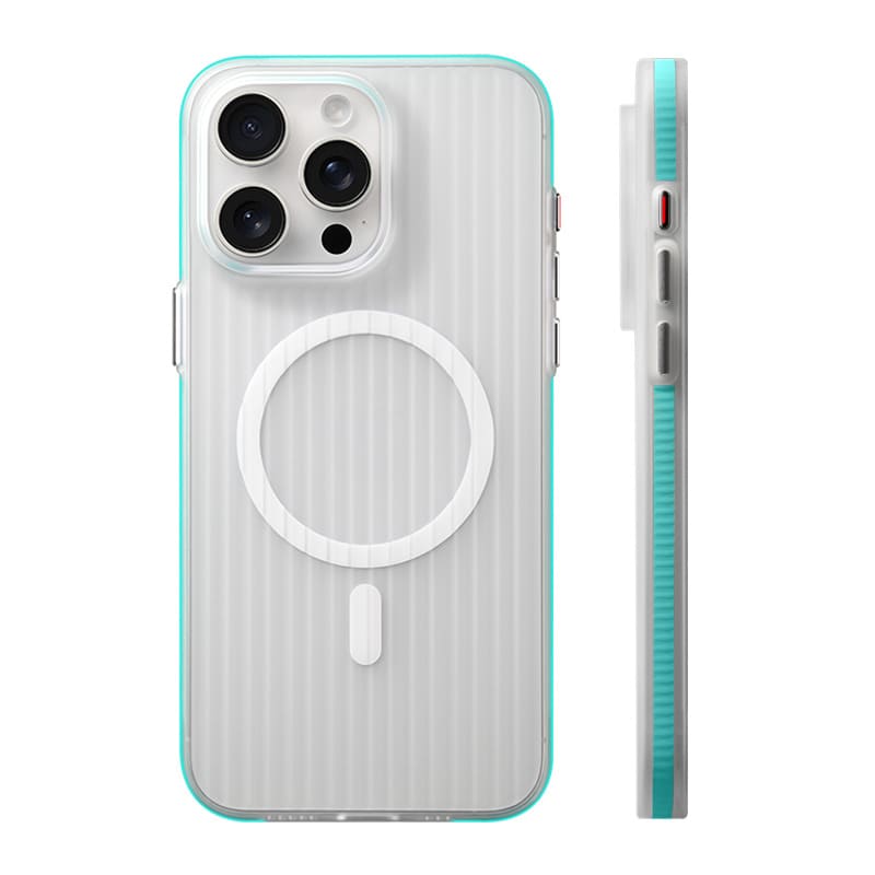 Silky Stripe Grip MagSafe iPhone Case