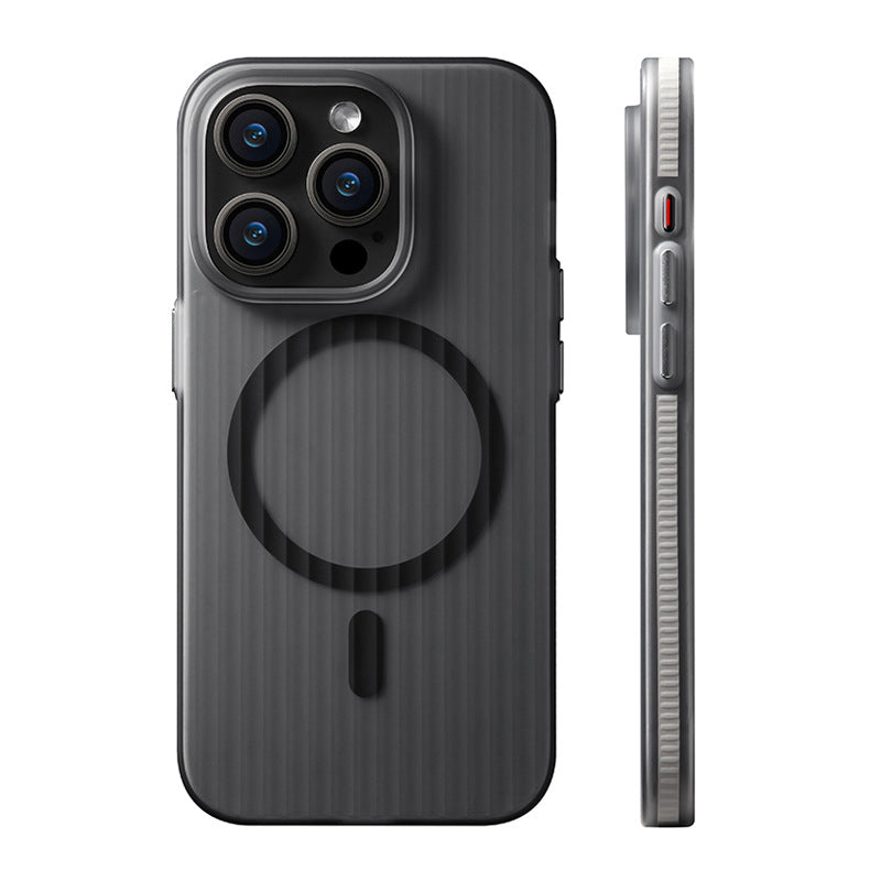Silky Stripe Grip MagSafe iPhone Case