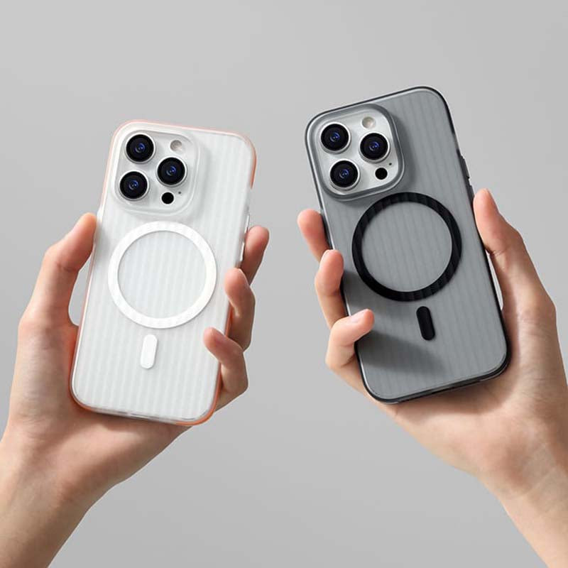 Silky Stripe Grip MagSafe iPhone Case