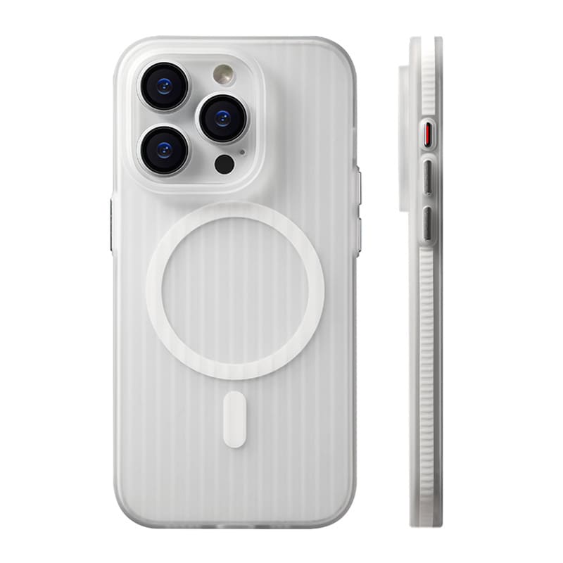 Silky Stripe Grip MagSafe iPhone Case