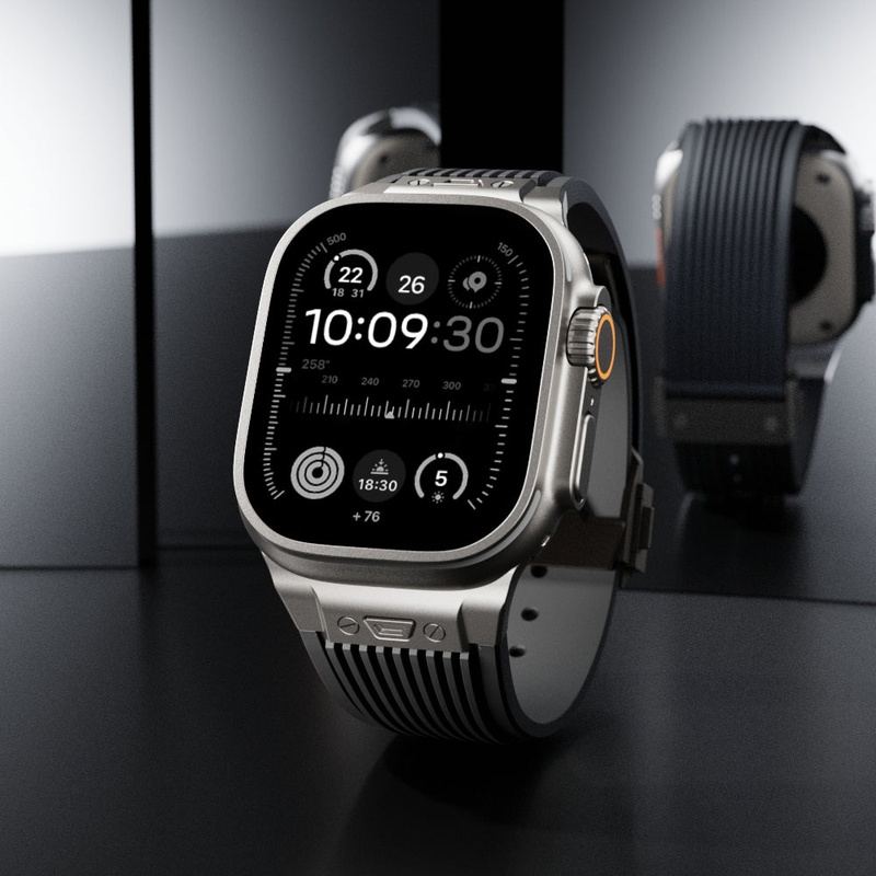 "Sleek Luxury" Transparent Streamlined Silicone Band For Apple Watch