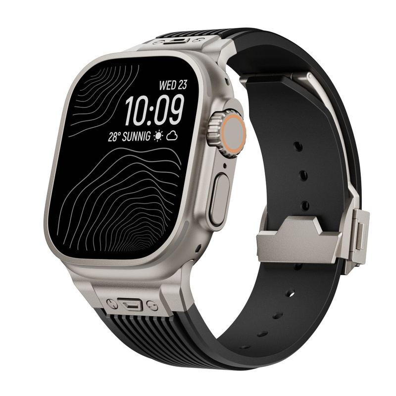 "Sleek Luxury" Transparent Streamlined Silicone Band For Apple Watch