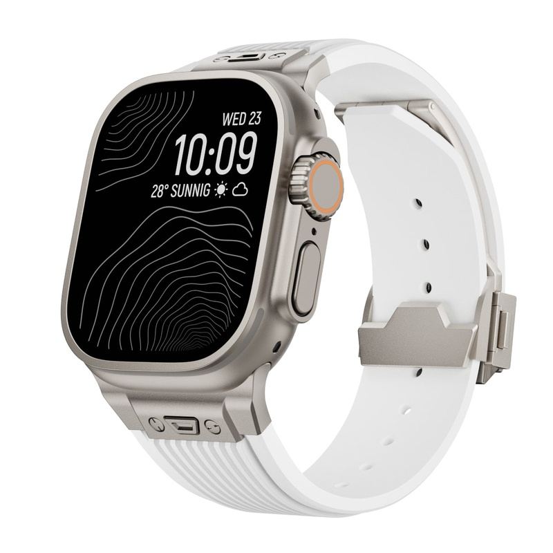 "Sleek Luxury" Transparent Streamlined Silicone Band For Apple Watch
