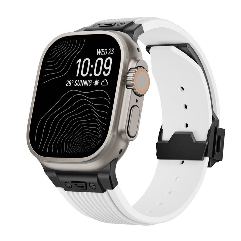 "Sleek Luxury" Transparent Streamlined Silicone Band For Apple Watch