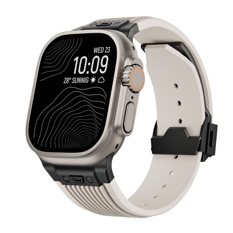 "Sleek Luxury" Transparent Streamlined Silicone Band For Apple Watch