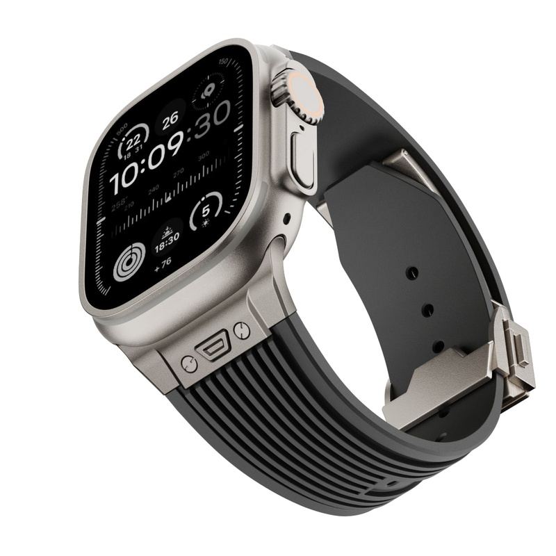 "Sleek Luxury" Transparent Streamlined Silicone Band For Apple Watch