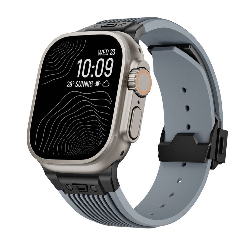 "Sleek Luxury" Transparent Streamlined Silicone Band For Apple Watch