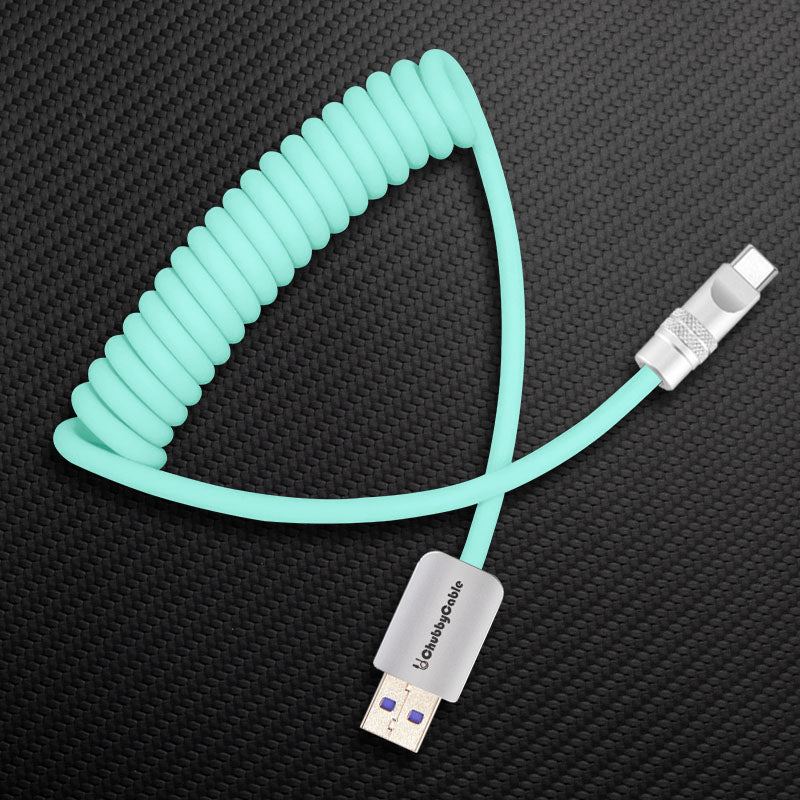 "Soft Chubby" 240W Spring Silicone Fast Charge Cable