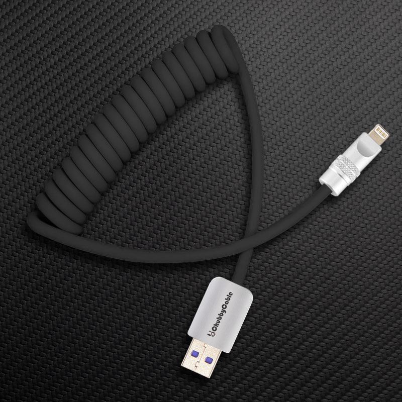 "Soft Chubby" 240W Spring Silicone Fast Charge Cable