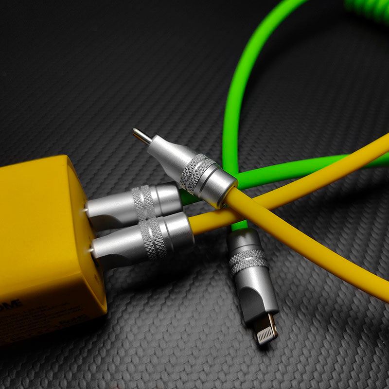 "Soft Chubby" 240W Spring Silicone Fast Charge Cable