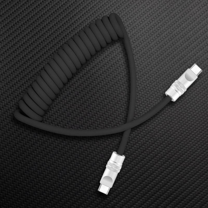 "Soft Chubby" 240W Spring Silicone Fast Charge Cable