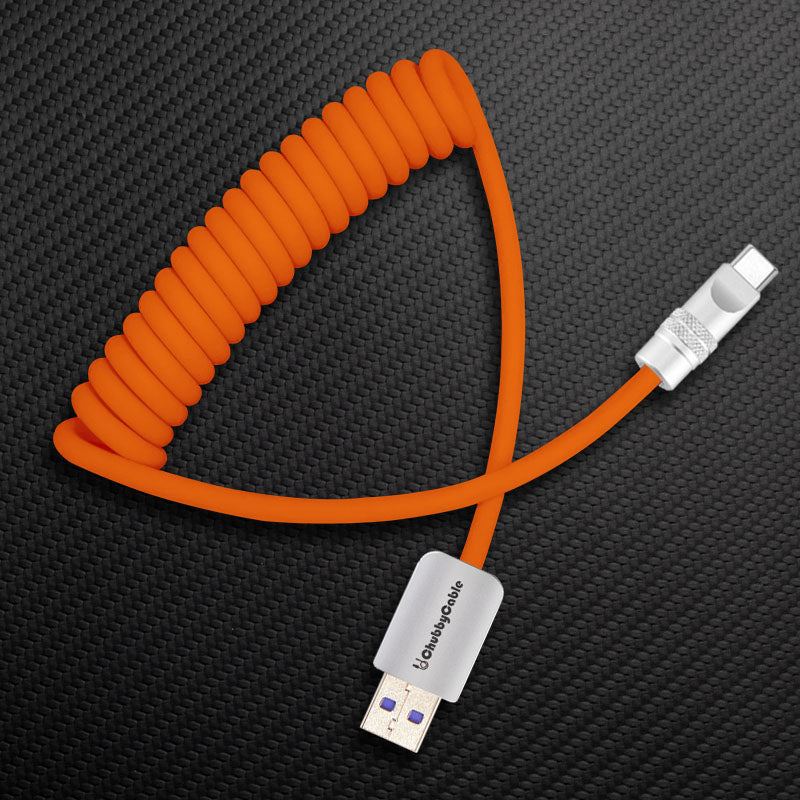 "Soft Chubby" 240W Spring Silicone Fast Charge Cable