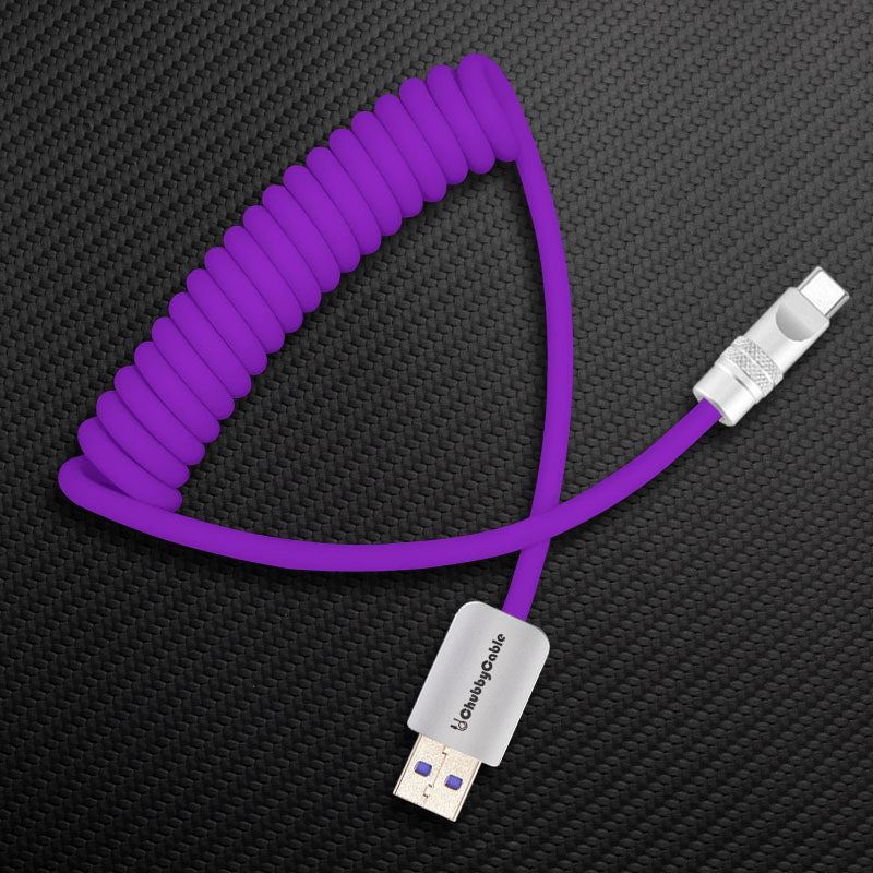 "Soft Chubby" 240W Spring Silicone Fast Charge Cable