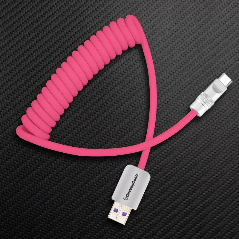 "Soft Chubby" 240W Spring Silicone Fast Charge Cable