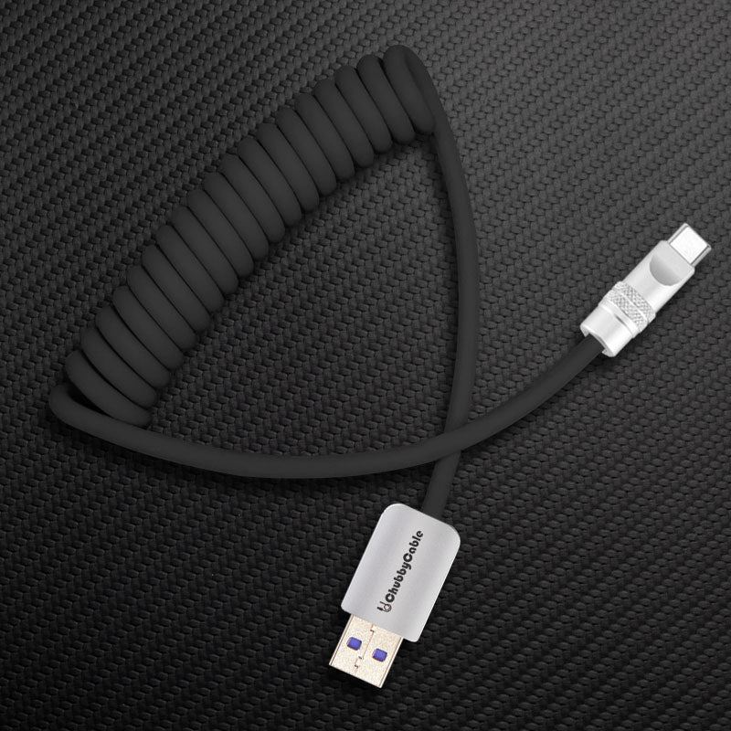 "Soft Chubby" 240W Spring Silicone Fast Charge Cable