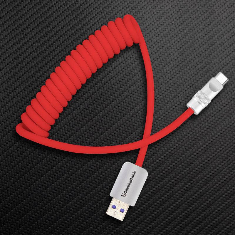 "Soft Chubby" 240W Spring Silicone Fast Charge Cable