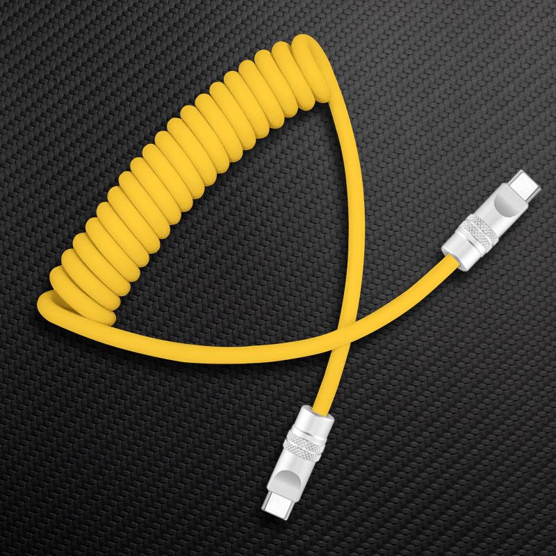 "Soft Chubby" 240W Spring Silicone Fast Charge Cable