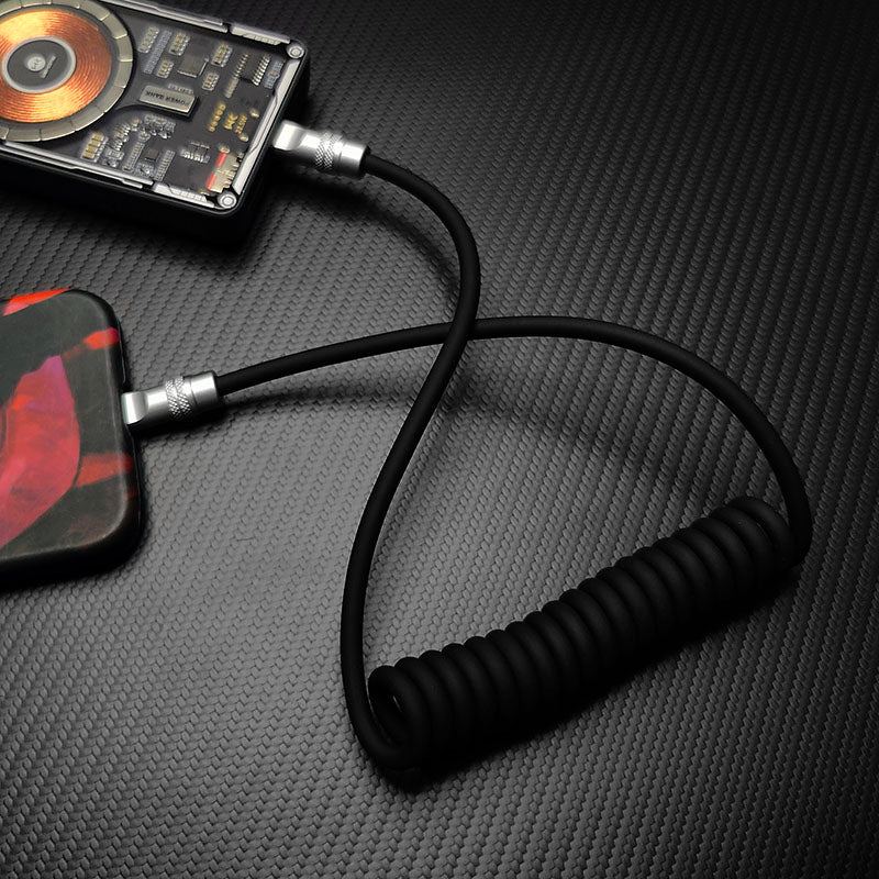 "Soft Chubby" 240W Spring Silicone Fast Charge Cable