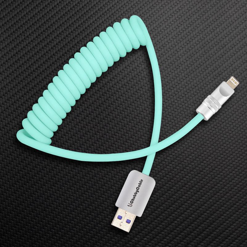 "Soft Chubby" 240W Spring Silicone Fast Charge Cable