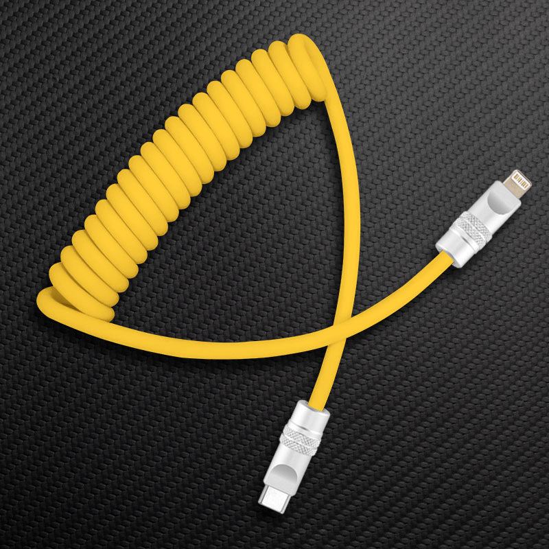 "Soft Chubby" 240W Spring Silicone Fast Charge Cable